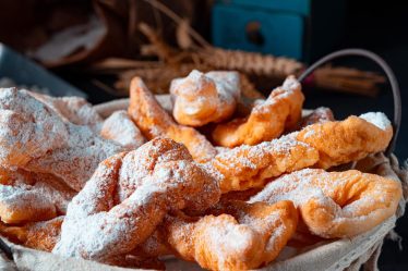 Chiacchiere al forno