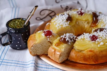 Torta di mele cremosa